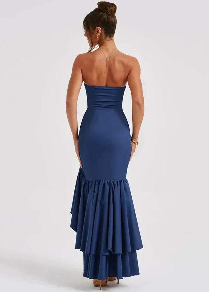 Strapless ruffle dress Dress Tailor