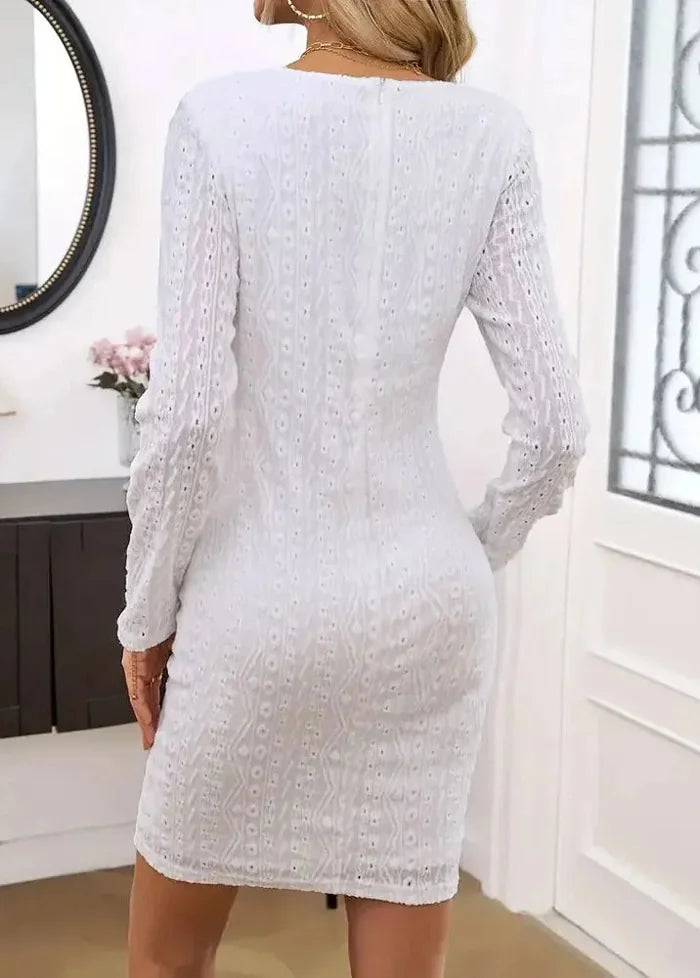 White dress with lace Dress Tailor