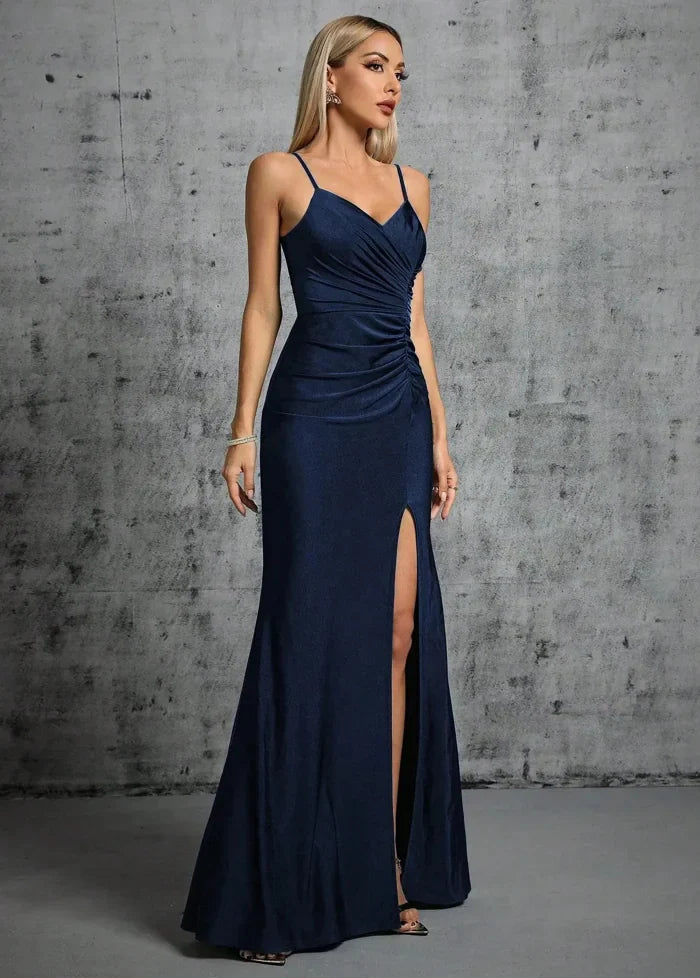 Navy blue dress for wedding Dress Tailor