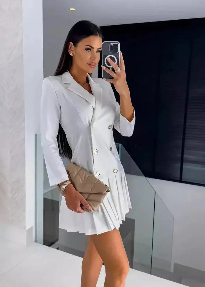 White blazer dress Dress Tailor