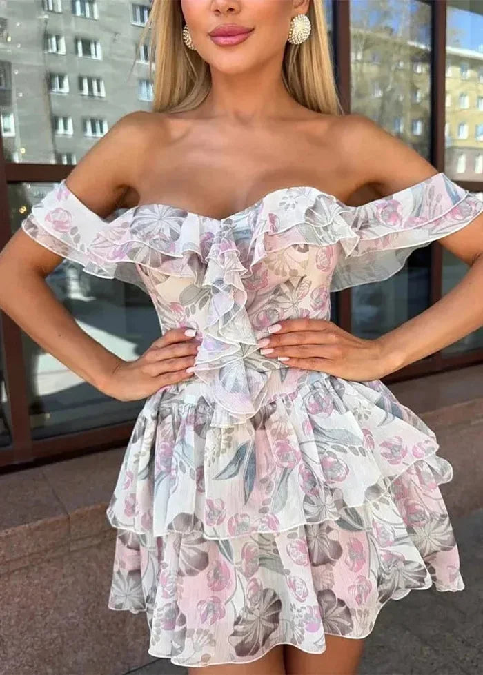 Floral strapless dress Dress Tailor