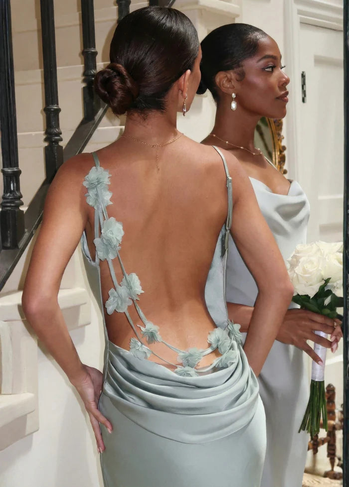 Backless dress for bridesmaids – Dress tailor