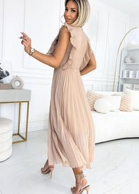 Beige sheer dress Dress Tailor