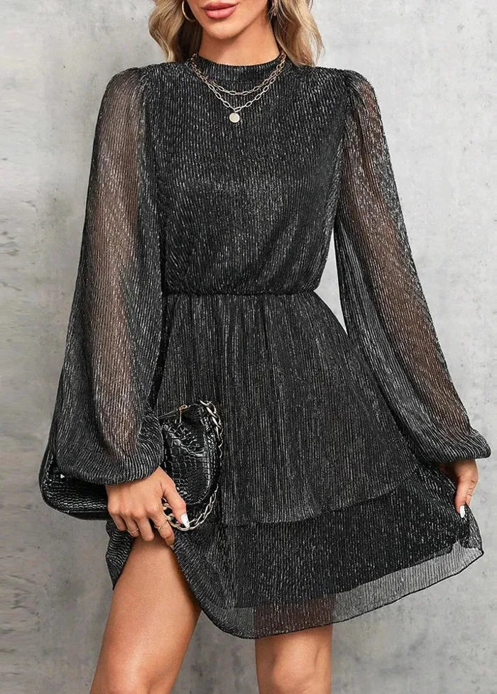 Black shimmering dress Dress Tailor