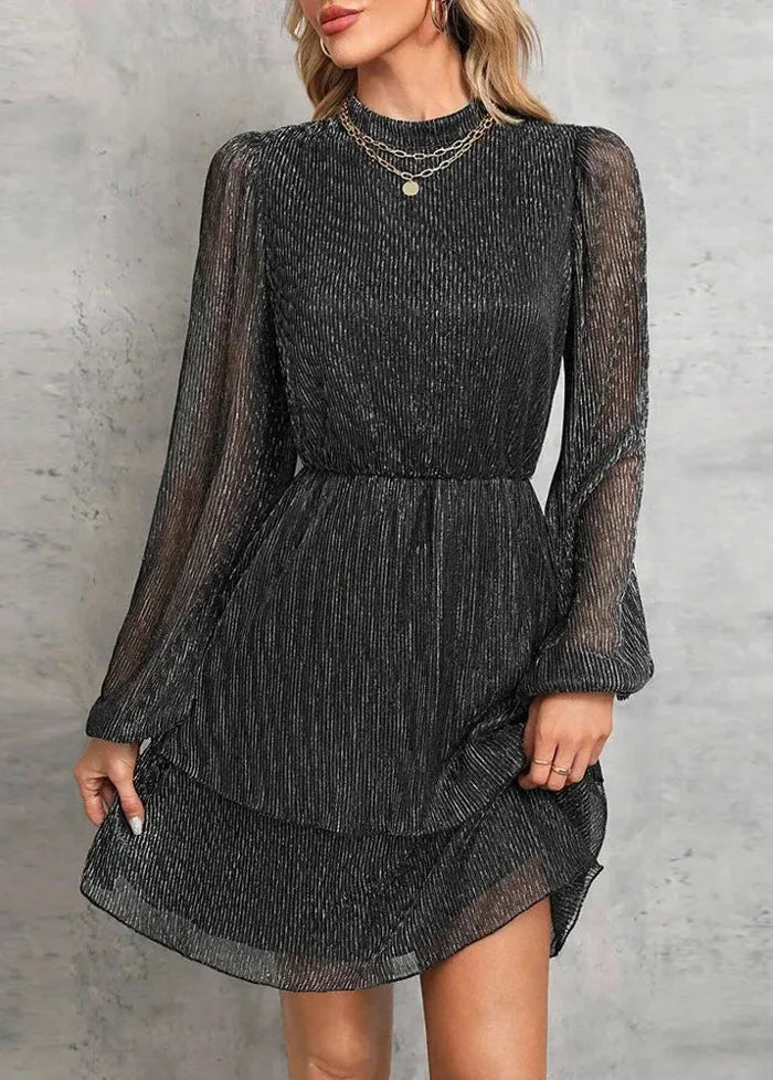 Black shimmering dress XS Dress Tailor