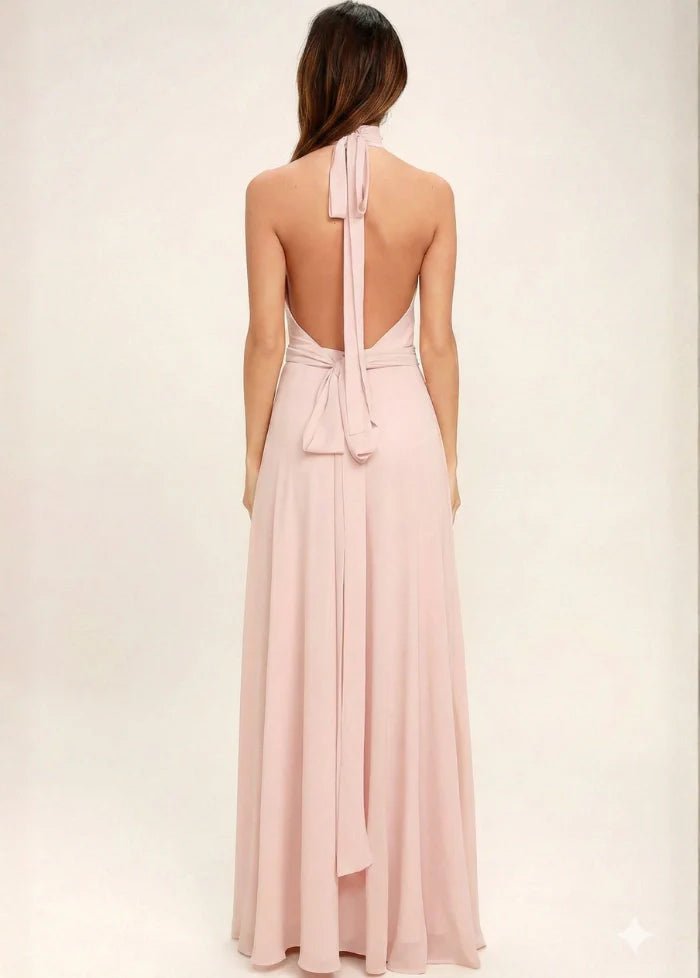 Blush pink gown for bridesmaids Dress Tailor