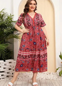 Bohemian dress for curvy women Dress Tailor