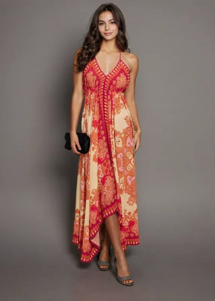 Bohemian-style dress for wedding guests Dress Tailor