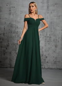 Bridesmaid gown in pine green Dress Tailor