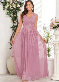 Chiffon dress in pink Dress Tailor