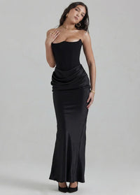 Corset dress without straps black / 4 Dress Tailor