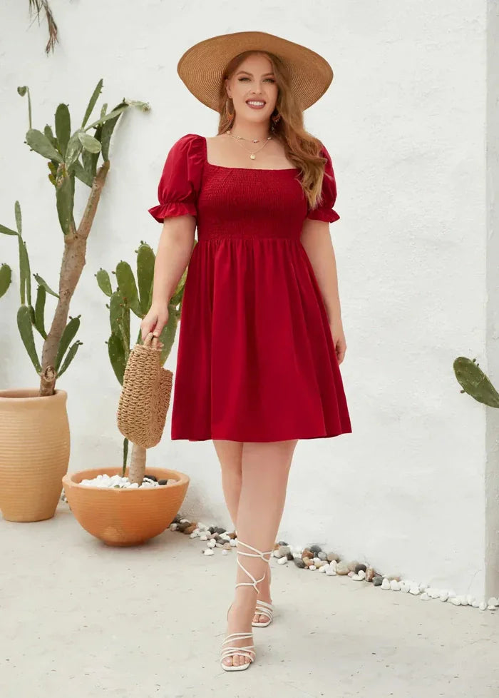 Curvy flared dress Dress Tailor