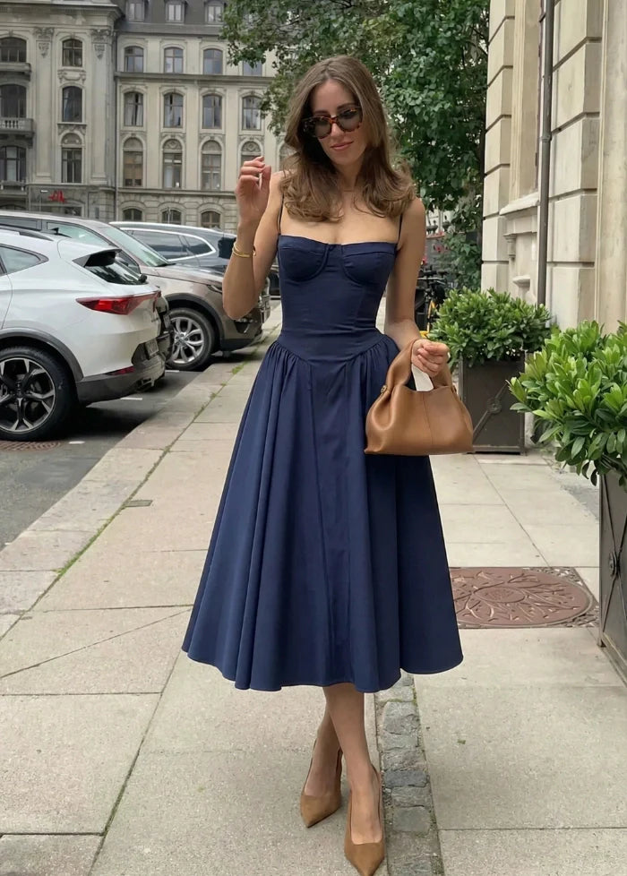 Dress with corset blue / 2 Dress Tailor