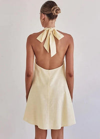 Elegant yellow shift dress Dress Tailor