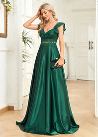 Emerald green ball gown dress Dress Tailor