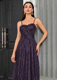 Evening gown in vibrant purple Dress Tailor