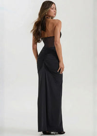 Evening gown with black corset Dress Tailor