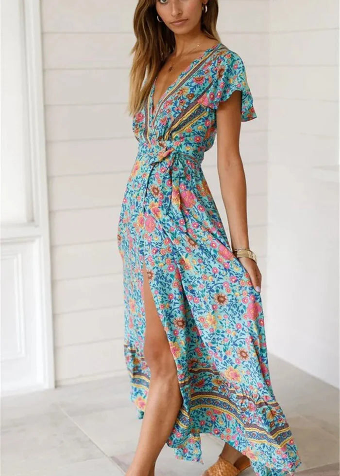 Floral bohemian dress Dress Tailor