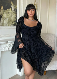 Gothic plus size dress Dress Tailor