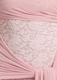 Lace dress in pink Dress Tailor