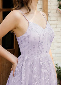 Lavender wedding attendant gown Dress Tailor