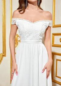 Long white ceremony dress Dress Tailor