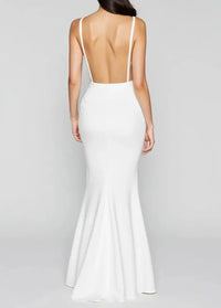 Long white dress S Dress Tailor