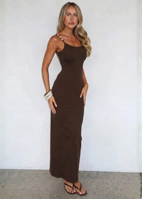 Maxi dress with spaghetti straps Dress Tailor