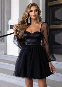Mesh mini dress Dress Tailor