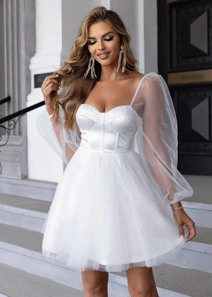 Mesh mini dress Dress Tailor