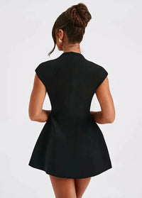 Mini dress with plunging neckline Dress Tailor