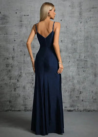 Navy blue dress for wedding Dress Tailor