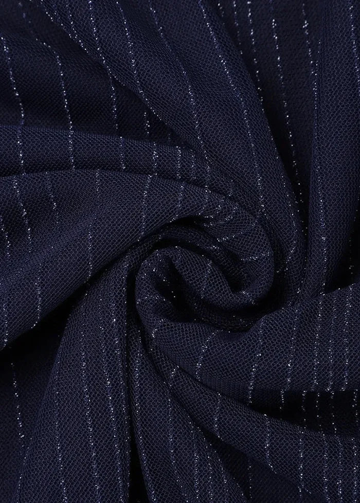 Navy blue elegant plus size dress Dress Tailor