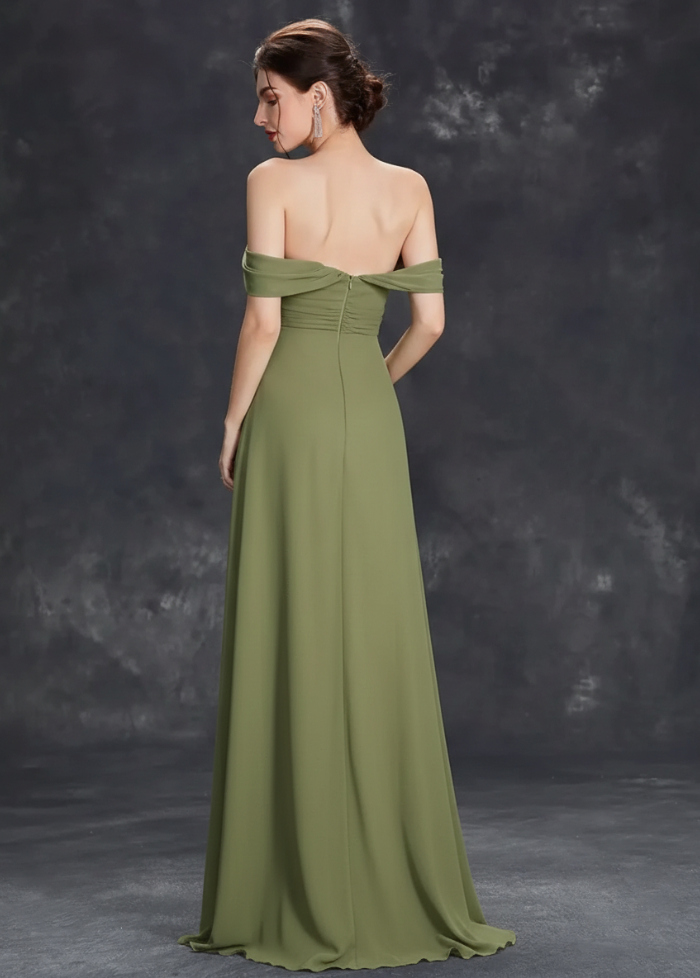 Olive bridesmaid gown Dress Tailor