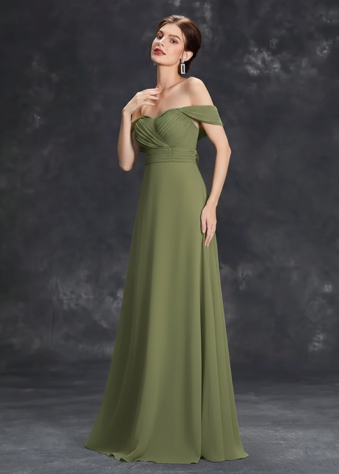 Olive bridesmaid gown Dress Tailor
