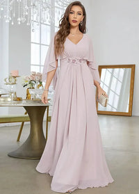 Pale pink event dress S Dress Tailor