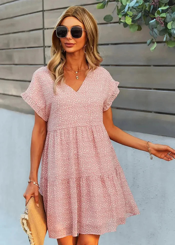 Pink babydoll dress Dress Tailor