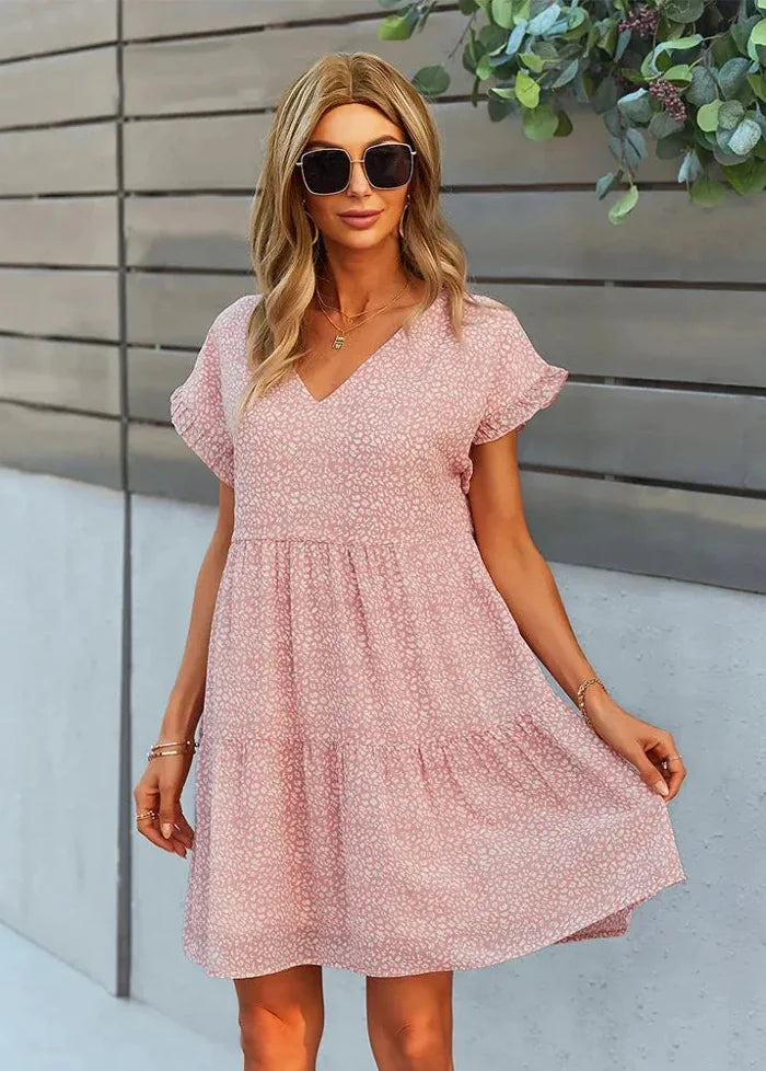 Pink babydoll dress Dress Tailor
