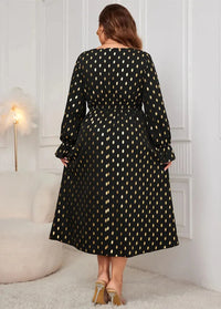 Plus size polka dot dress Dress Tailor