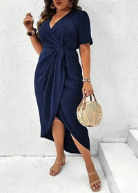 Plus size wrap dress Dress Tailor