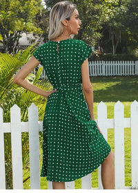 Polka dot midi dress Dress Tailor
