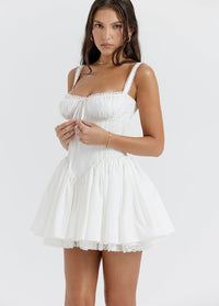 Rustic chic white dress Dress Tailor