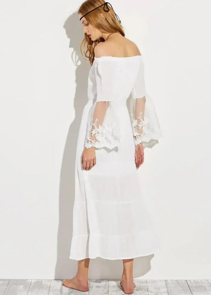 Rustic white dress Dress Tailor