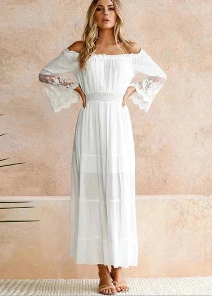 Rustic white dress Dress Tailor