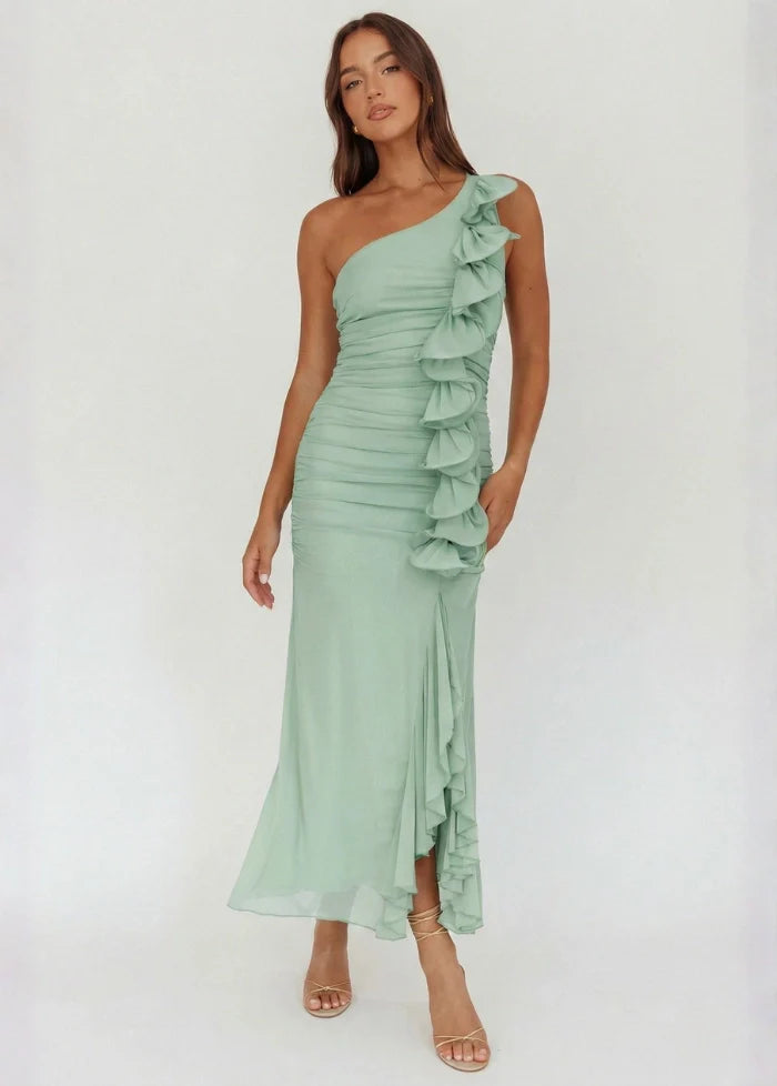 Seafoam evening gown Dress Tailor
