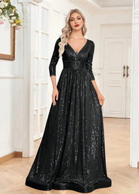 Sequin ball gown dress S Dress Tailor
