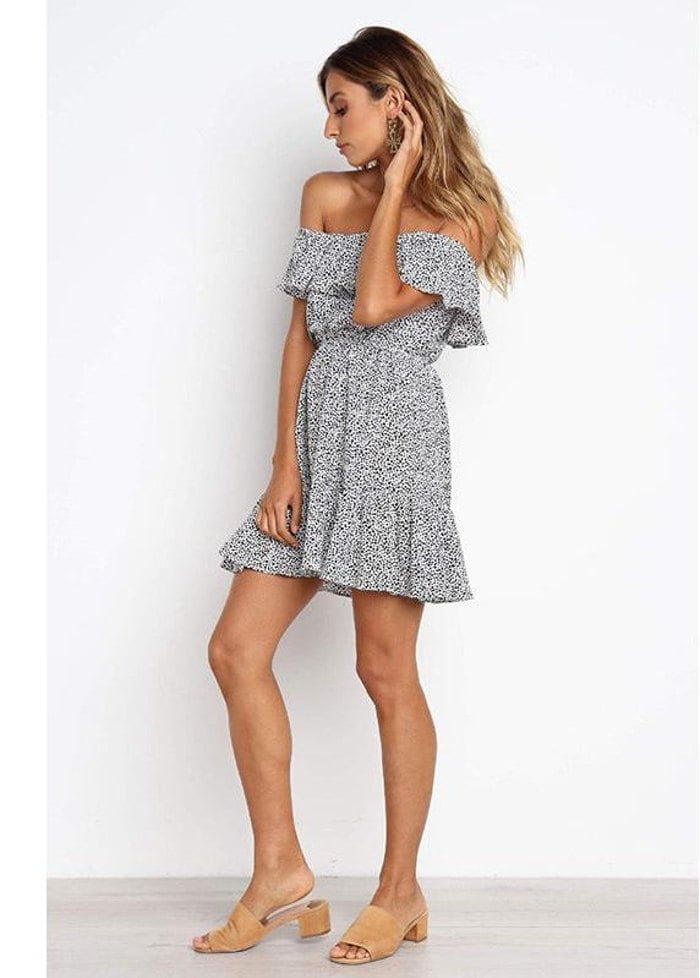 Short Bardot dress Dress Tailor