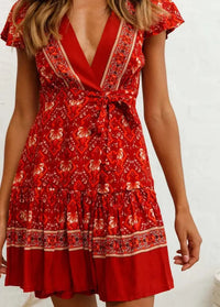 Short bohemian dress Dress Tailor