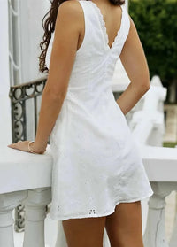 Short white dress Dress Tailor