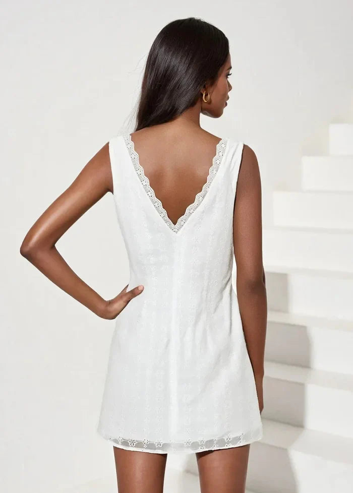 Short white dress Dress Tailor